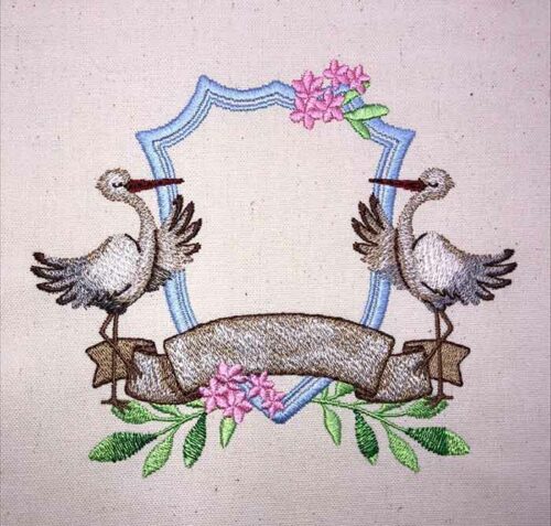 Baby Crest embroidery design