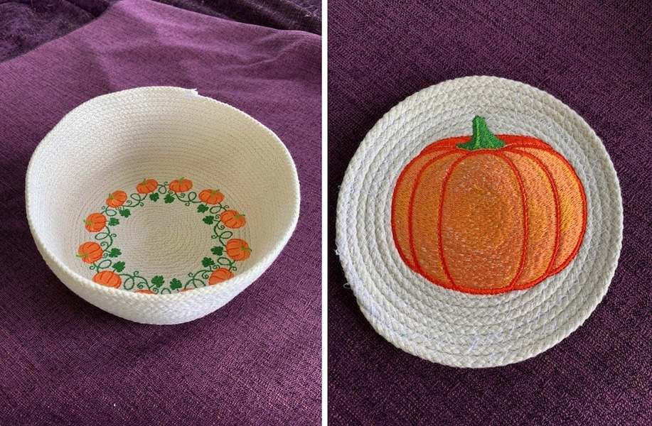 rope bowl and coaster