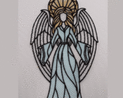 Christmas Embroidery Angels