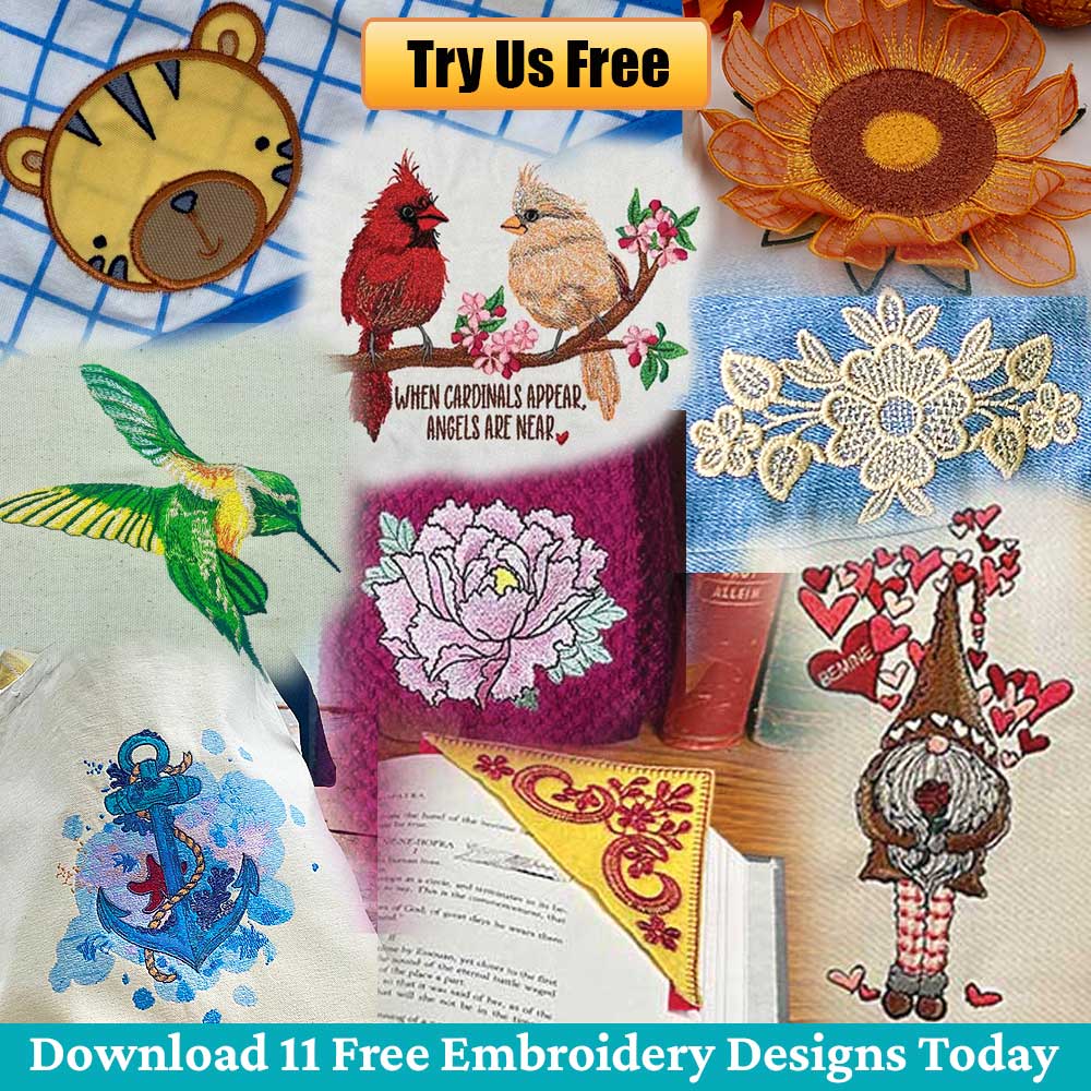 Free Embroidery Legacy Design Kit