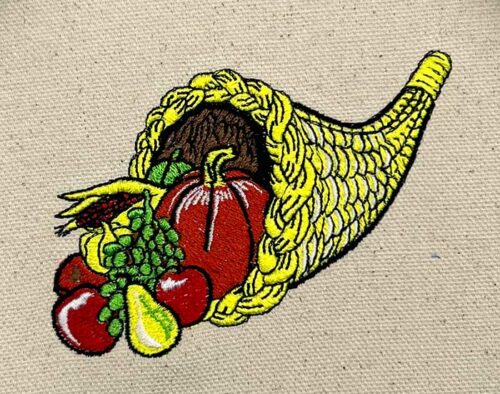 Cornicopia embroidery design