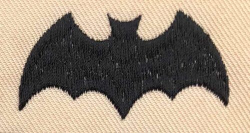 Bat embroidery design