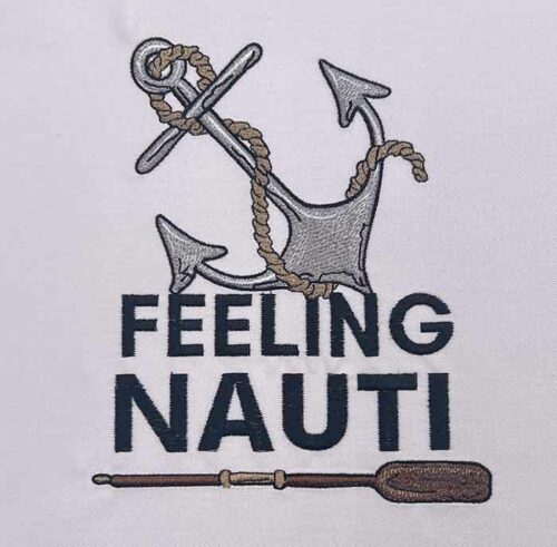 Feeling Nauti embroidery design