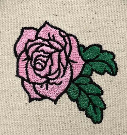 rose embroidery design