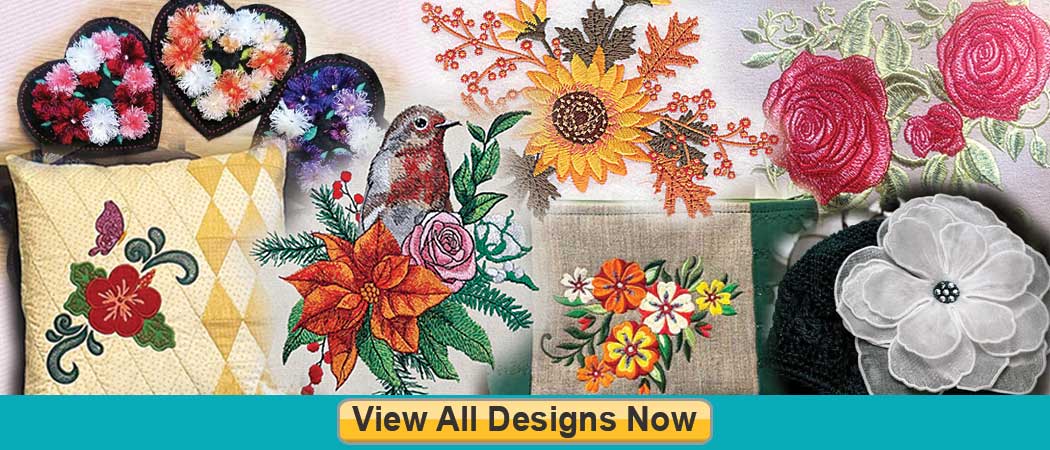 Flower embroidery designs