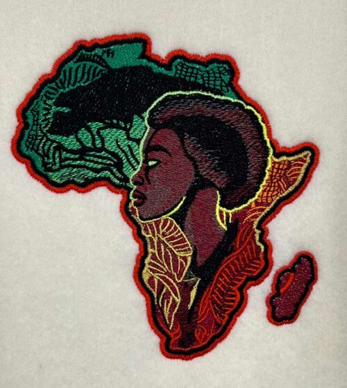 African Pride embroidery design