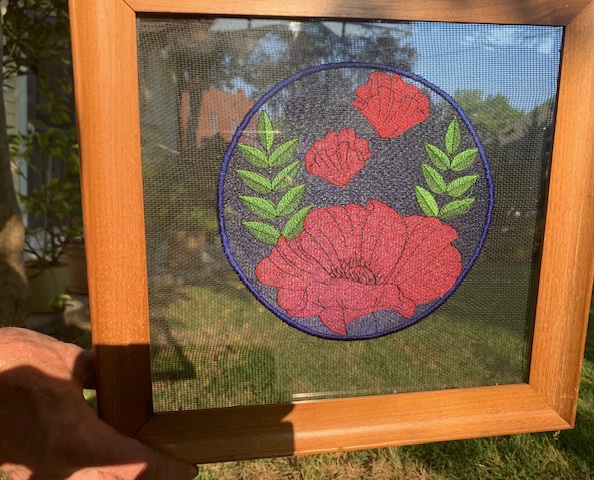 poppy mesh frame