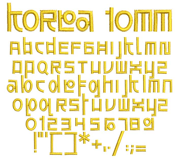 Korea 10mm esa font