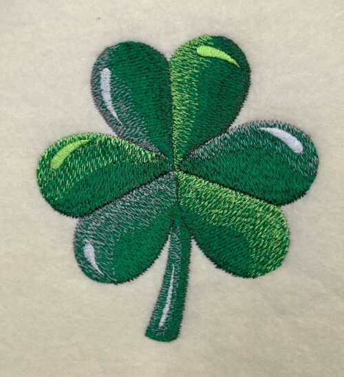 shamrock embroidery design