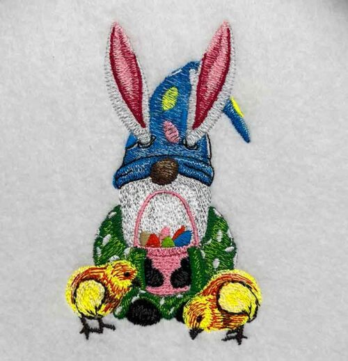 Easter Gnome embroidery design