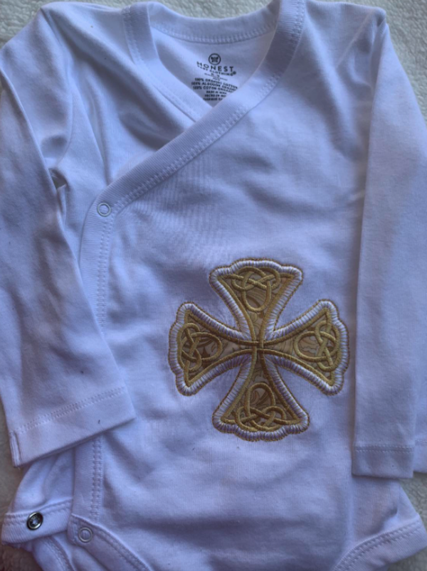 applique onesie celtic