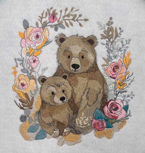 EL Baby Bear 4embroidery design