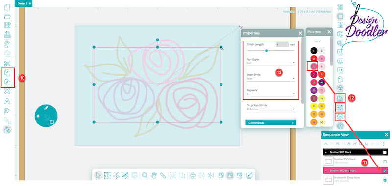 Design Doodler Mothers Day Card Step 10-13