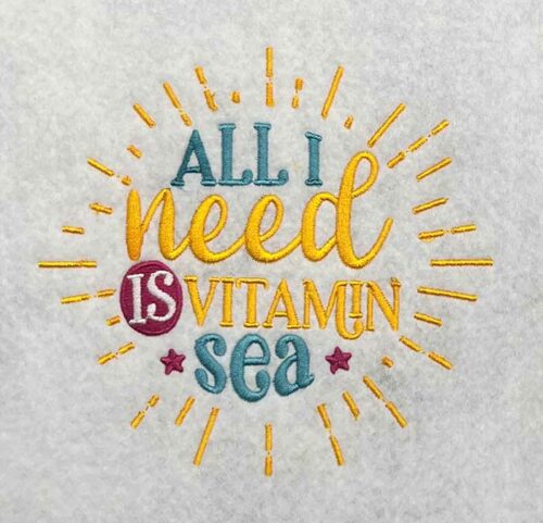 vitamin sea embroidery design