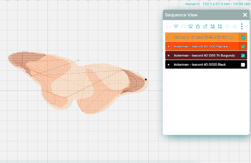 monarch butterfly dark base