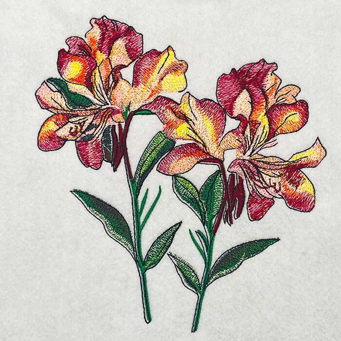 EL-Alstroemeria 1 embroidery design