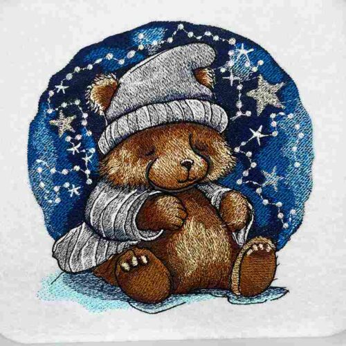 Sleeping Bear 2 embroidery design