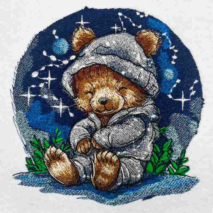 Sleeping Bear 3 embroidery design