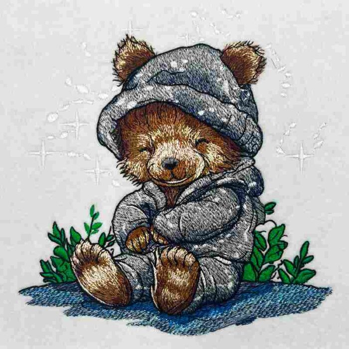 Sleeping Bear 3a embroidery design