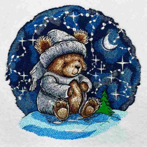 Sleeping Bear 4 embroidery design