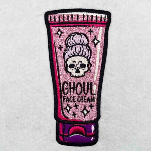 Ghoul Cream applique embroidery design