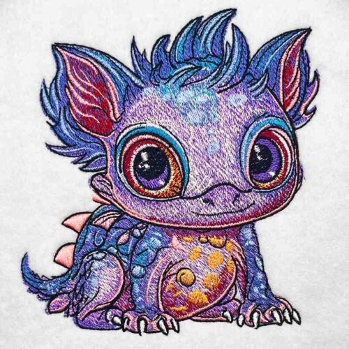 EL Baby Dragon 3 embroidery design